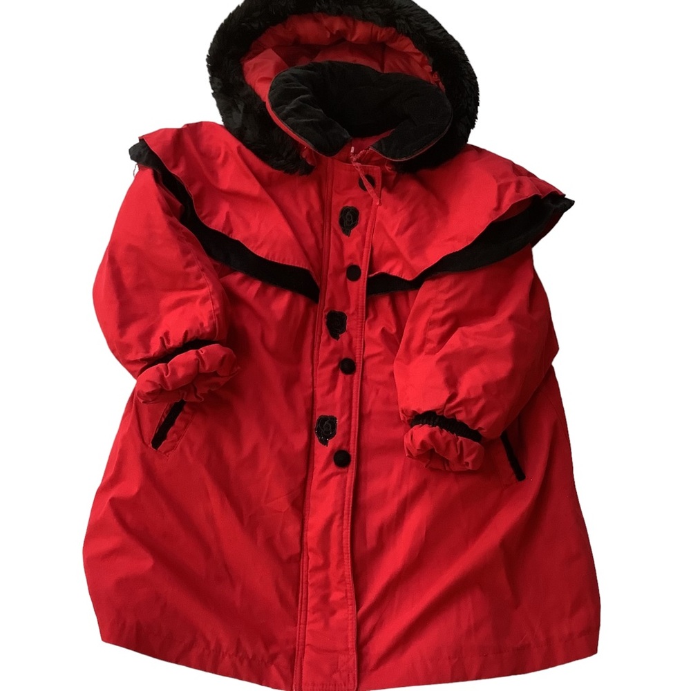 Big Chill Outwear Victorian winter long coat. Size 6X.